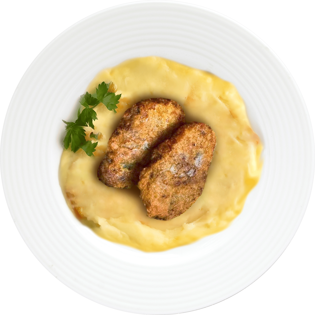 Püreli Kadınbudu Köfte (2 adet/250~Gr.) (635~kcal)